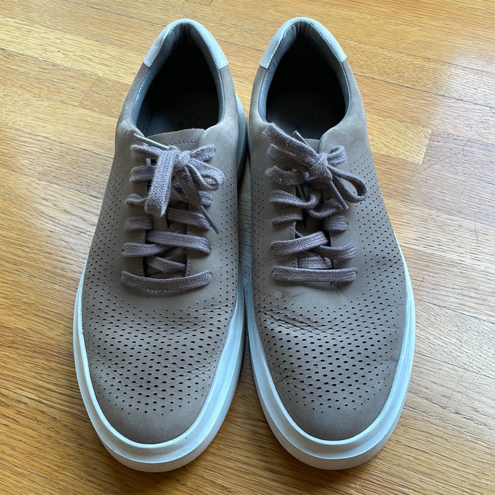 Cole Haan Grand gray/taupe leather sneakers size 9.5